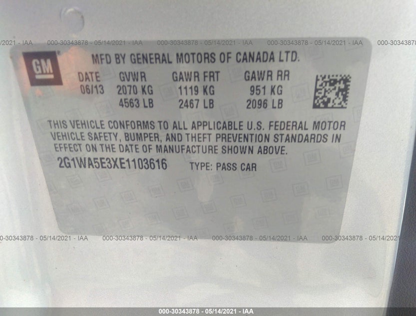 2G1WA5E3XE1103616
