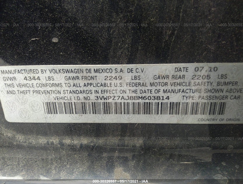 3VWPZ7AJ8BM603814