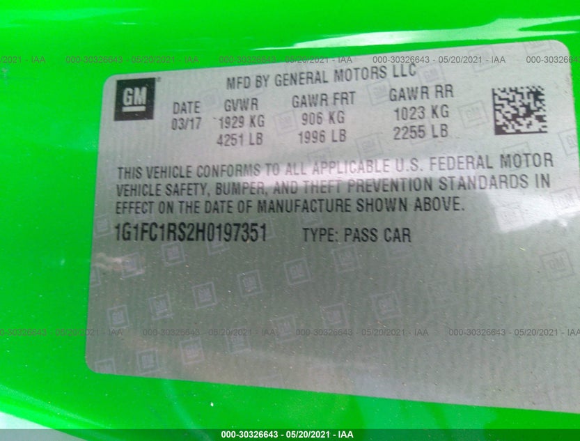 1G1FC1RS2H0197351