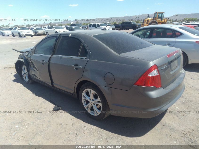 2012 Ford Fusion Se VIN: 3FAHP0HA3CR416386 Lot: 30344198