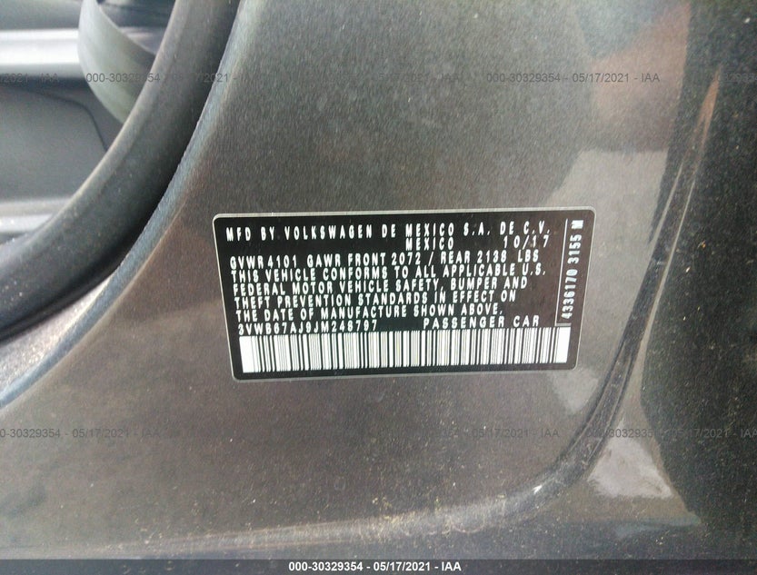 3VWB67AJ9JM248797