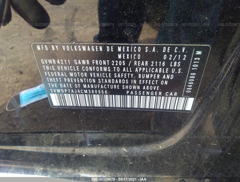 3VWDP7AJ4CM380956