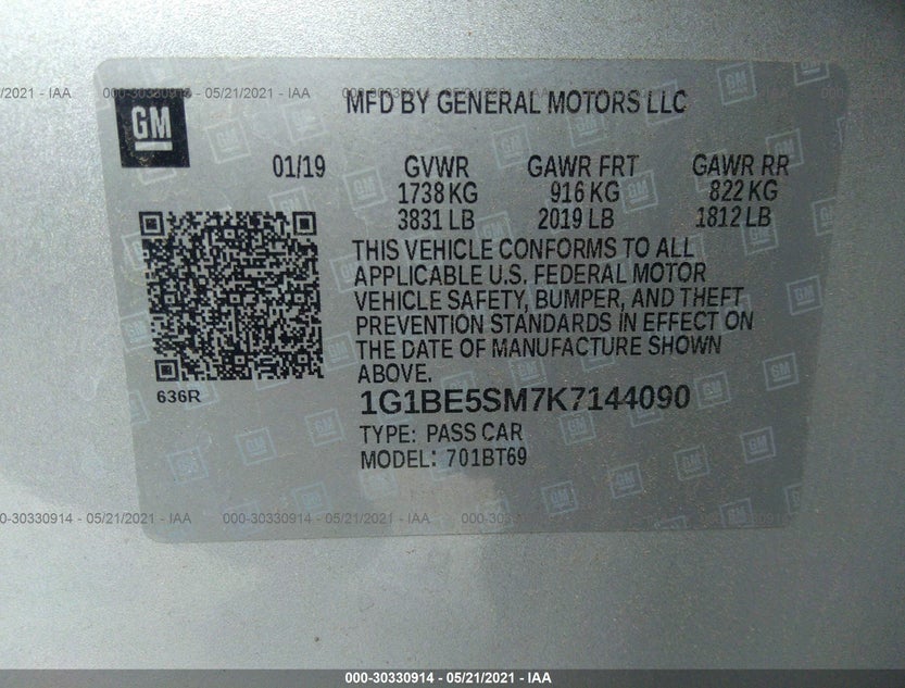 1G1BE5SM7K7144090