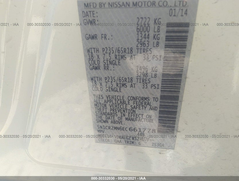 5N1CR2MN6EC661778
