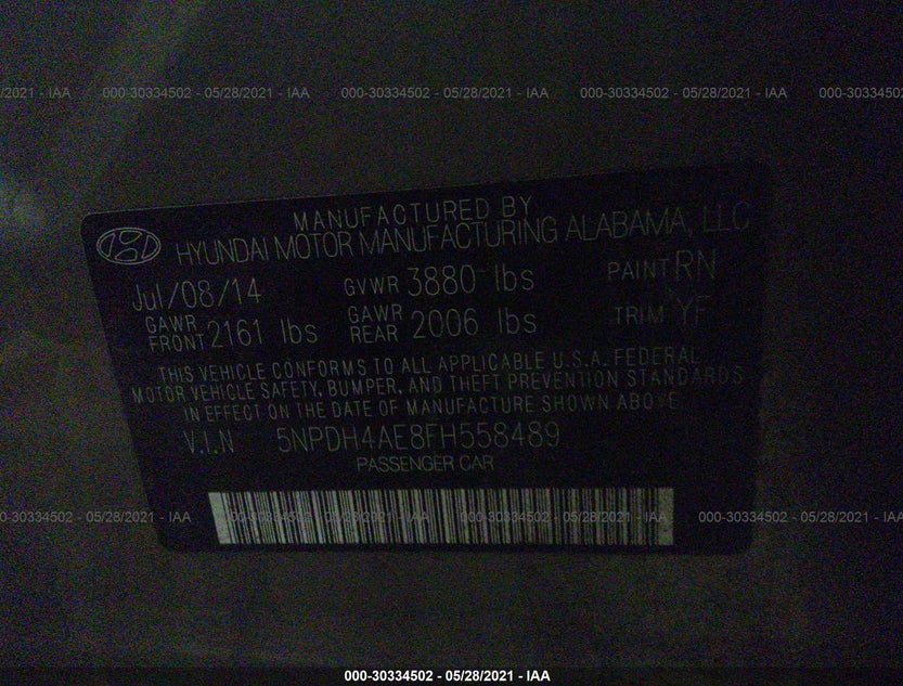 5NPDH4AE8FH558489
