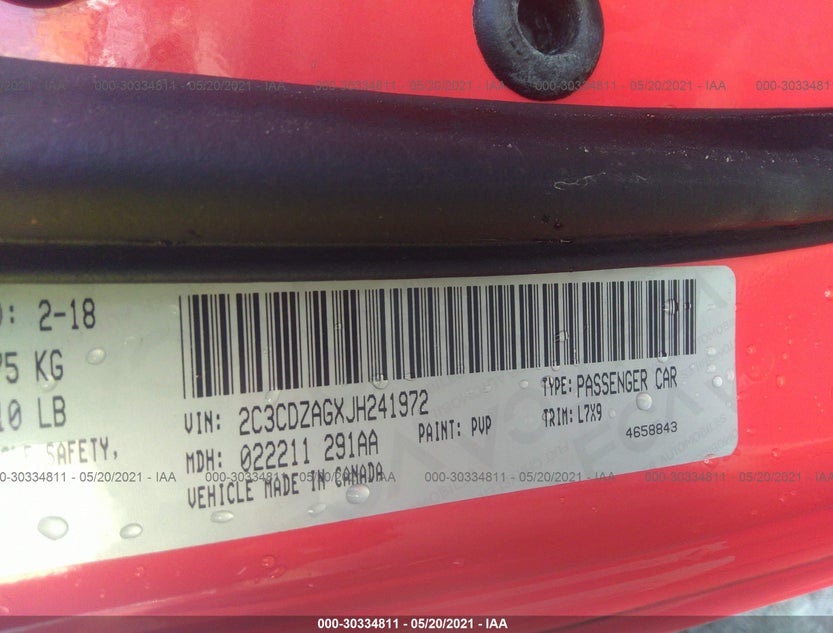 2C3CDZAGXJH241972