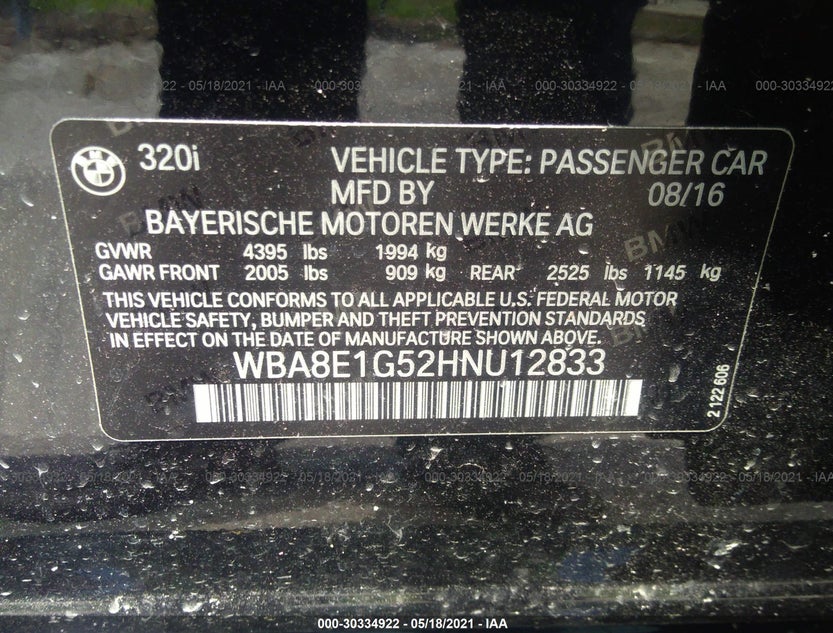 WBA8E1G52HNU12833