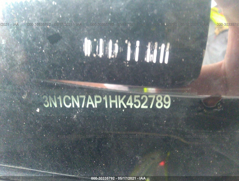 3N1CN7AP1HK452789