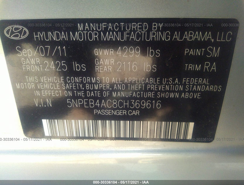 5NPEB4AC8CH369616