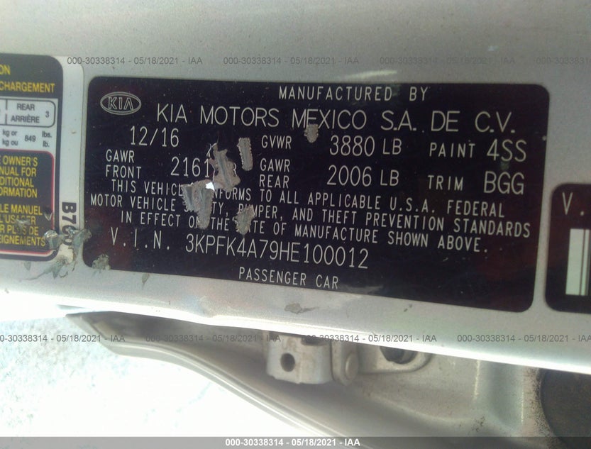 3KPFK4A79HE100012