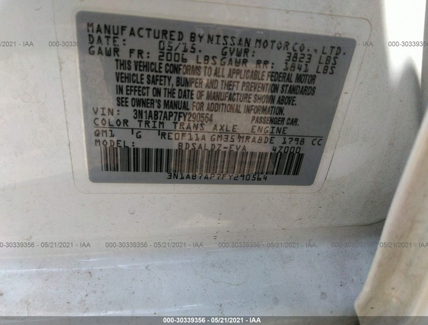 3N1AB7AP7FY290564