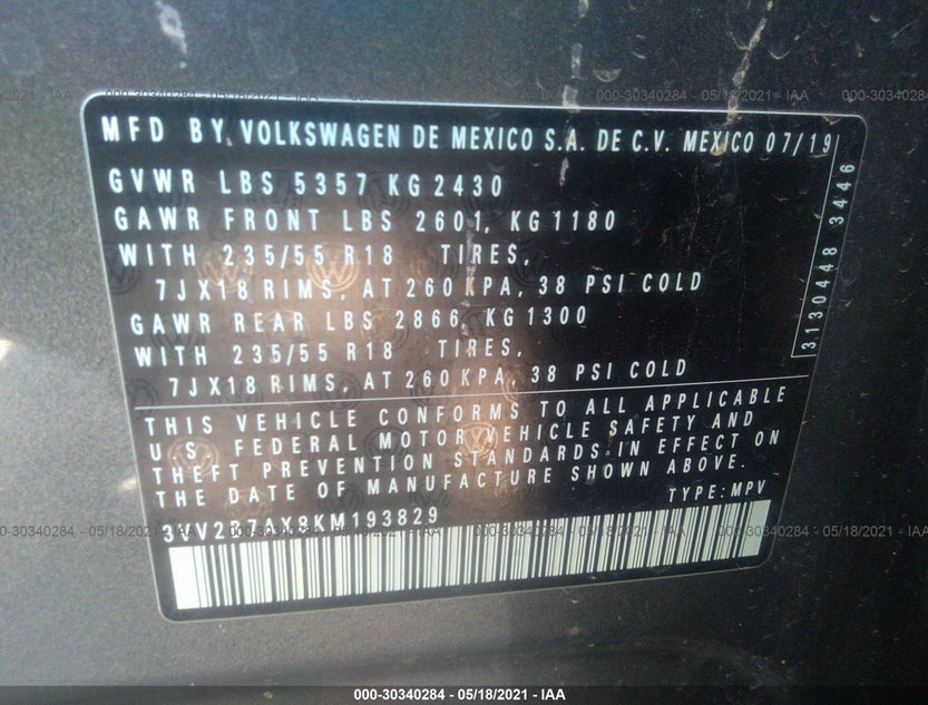 3VV2B7AX8KM193829
