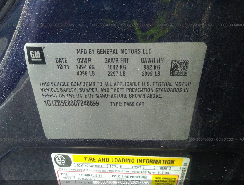 1G1ZB5E08CF248899