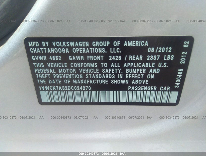 1VWCN7A32DC024270