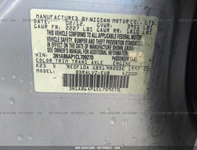 3N1AB6AP1CL709270
