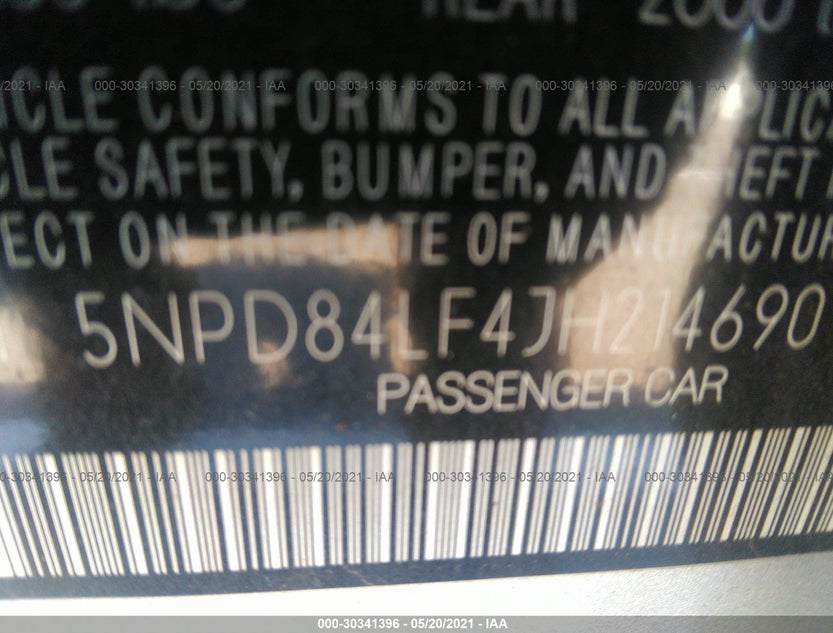 5NPD84LF4JH214690