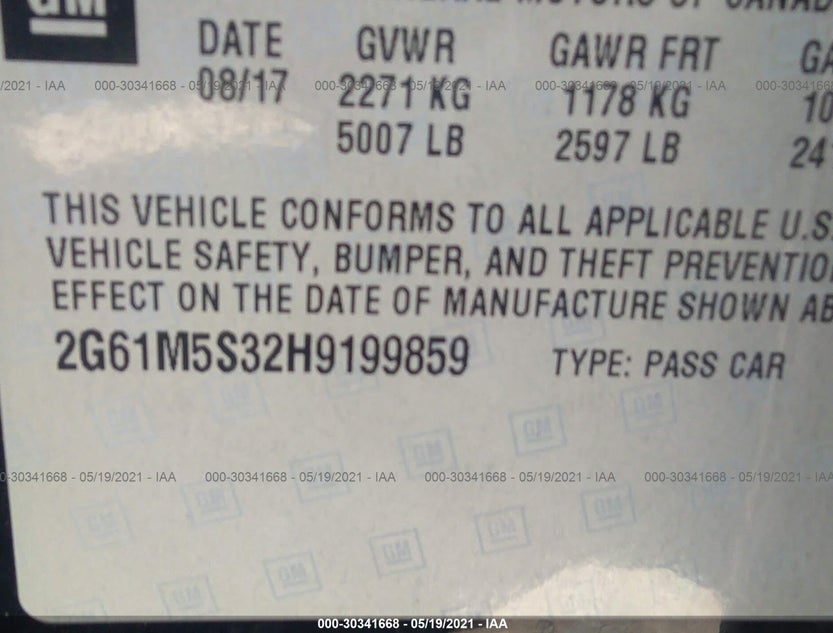 2G61M5S32H9199859