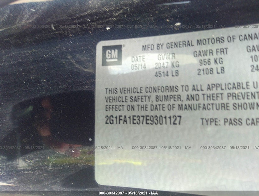 2G1FA1E37E9301127