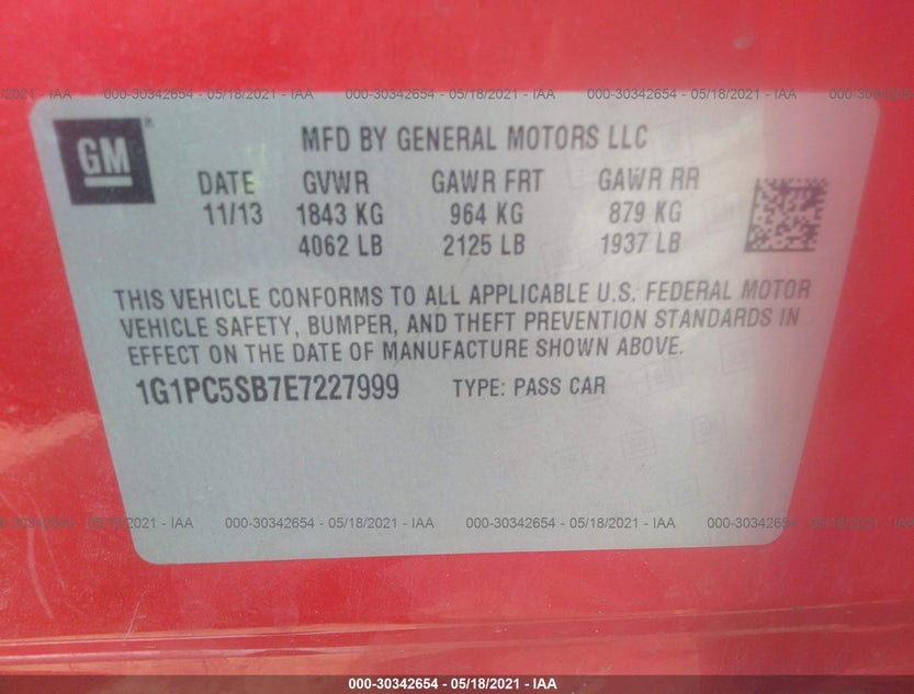 1G1PC5SB7E7227999