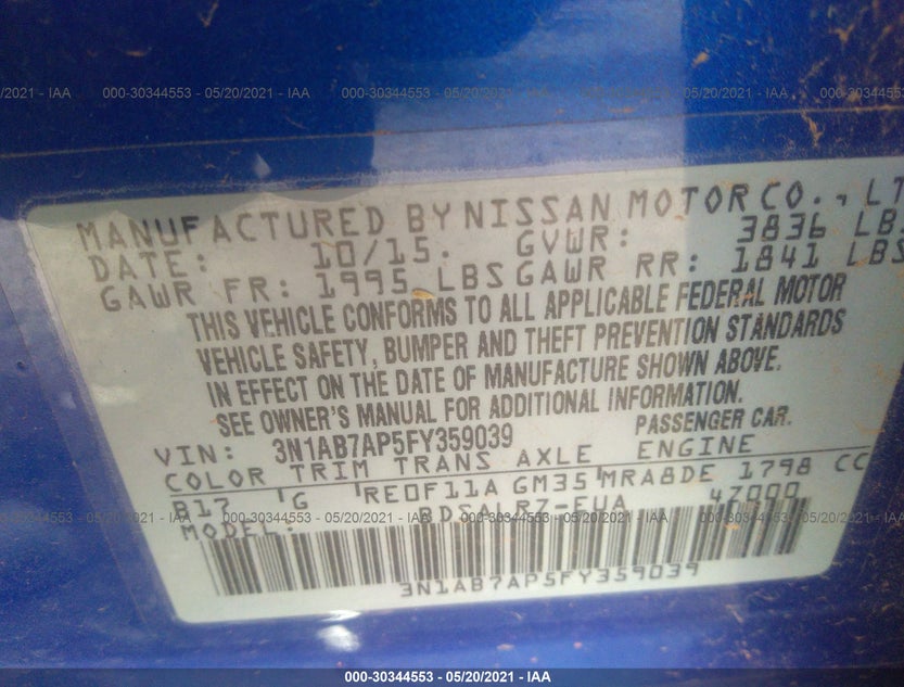 3N1AB7AP5FY359039