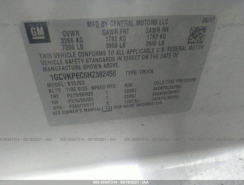 1GCVKPEC6HZ382456