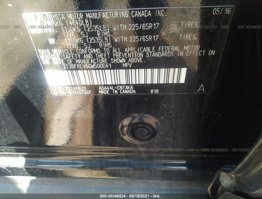 2T3BFREV6GW500041