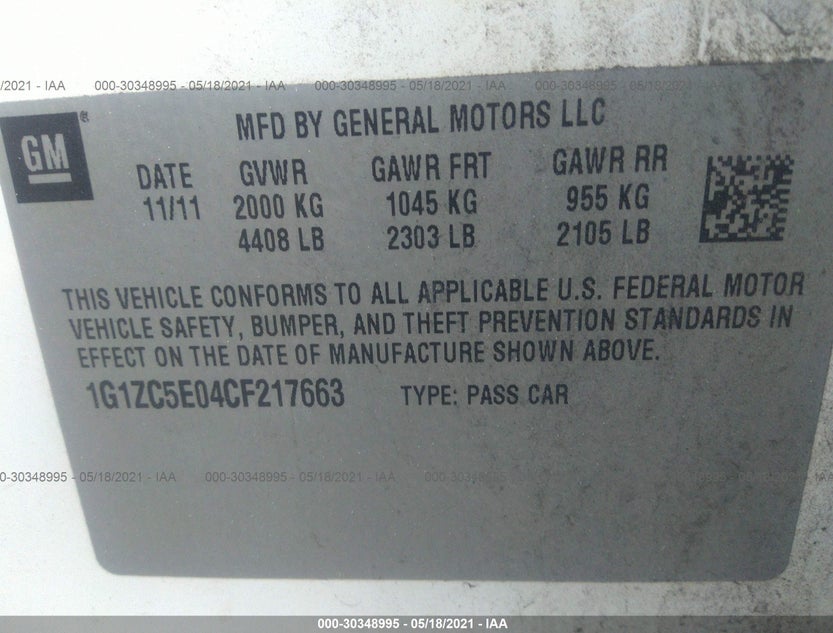 1G1ZC5E04CF217663