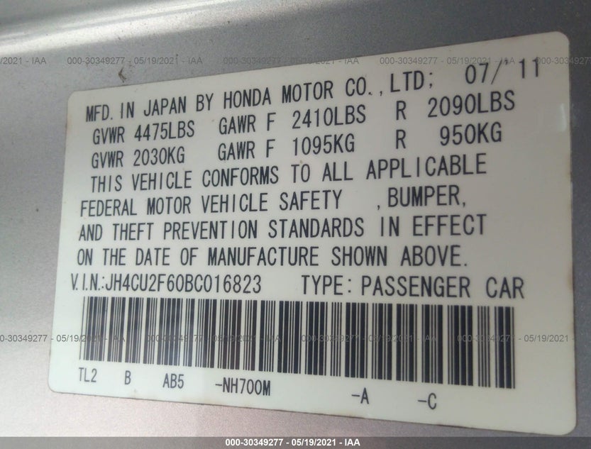 JH4CU2F60BC016823