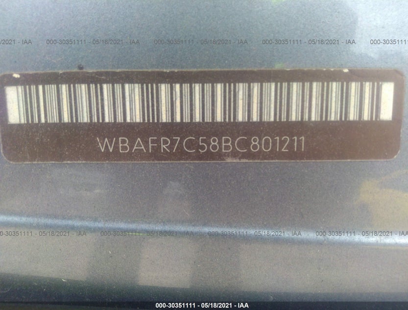 WBAFR7C58BC801211