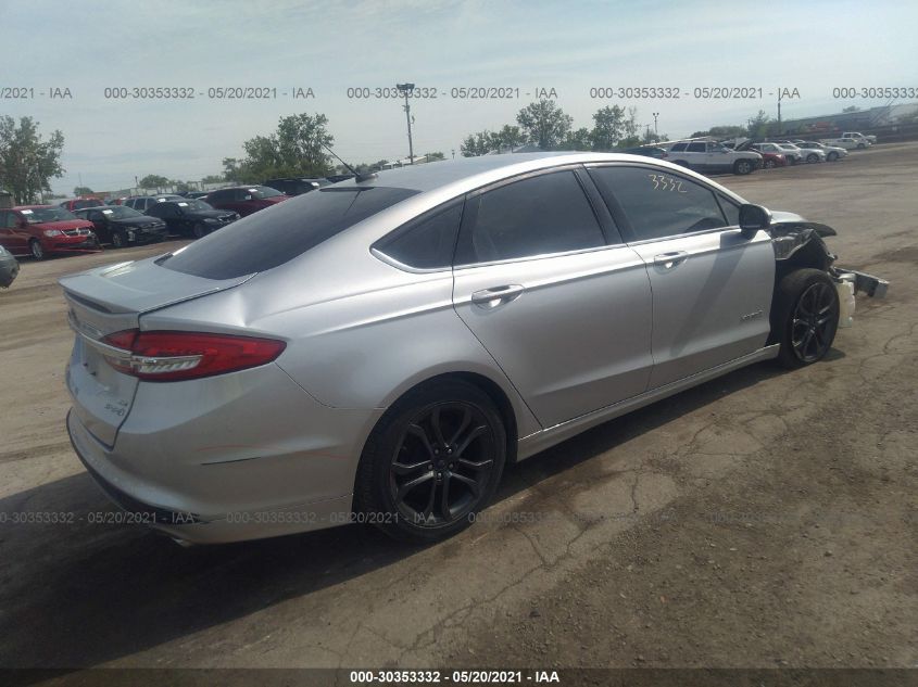 2018 Ford Fusion Hybrid Se VIN: 3FA6P0LU0JR197277 Lot: 30353332