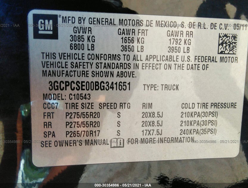 3GCPCSE00BG341651