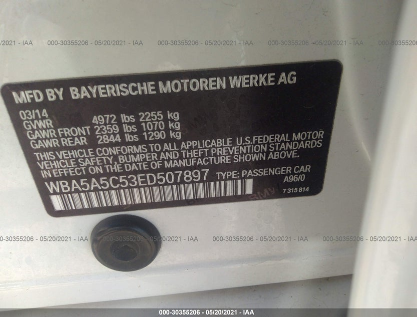 WBA5A5C53ED507897