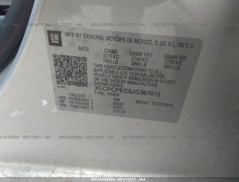 3GCPCPEC5JG367071