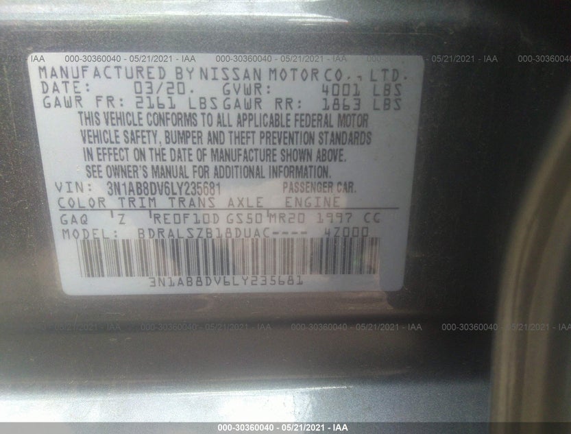 3N1AB8DV6LY235681