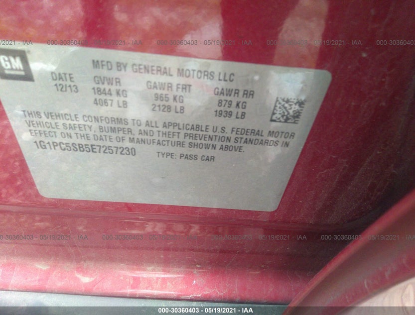 1G1PC5SB5E7257230