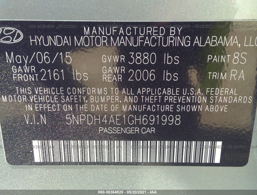 5NPDH4AE1GH691998