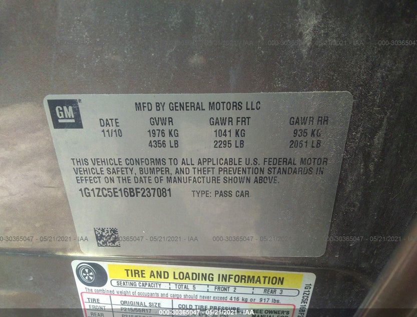 1G1ZC5E16BF237081