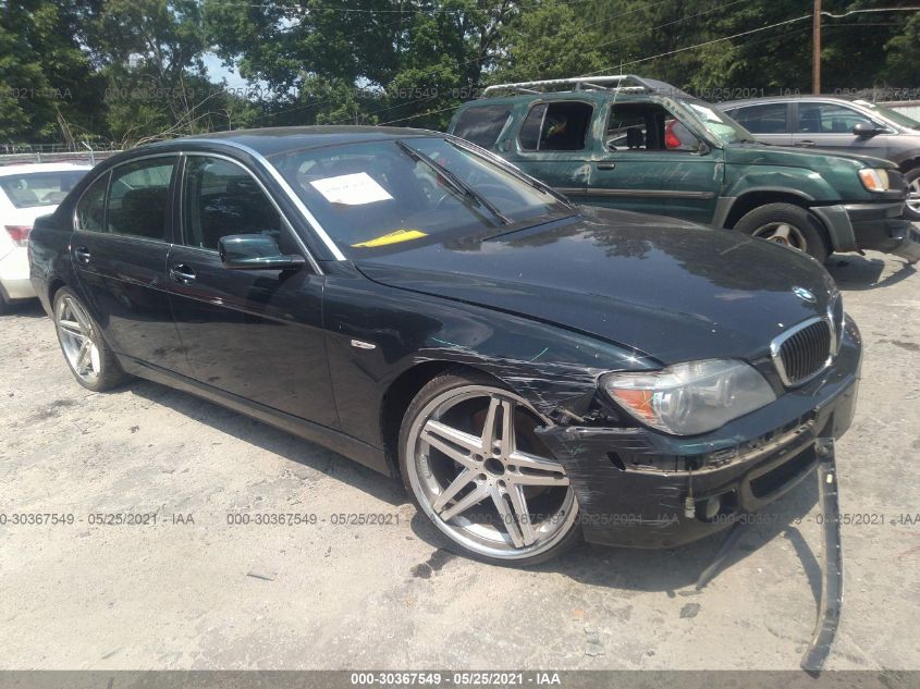 2006 BMW 750Li VIN: WBAHN83586DT25603 Lot: 30367549