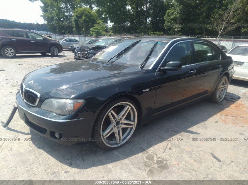 2006 BMW 750Li VIN: WBAHN83586DT25603 Lot: 30367549