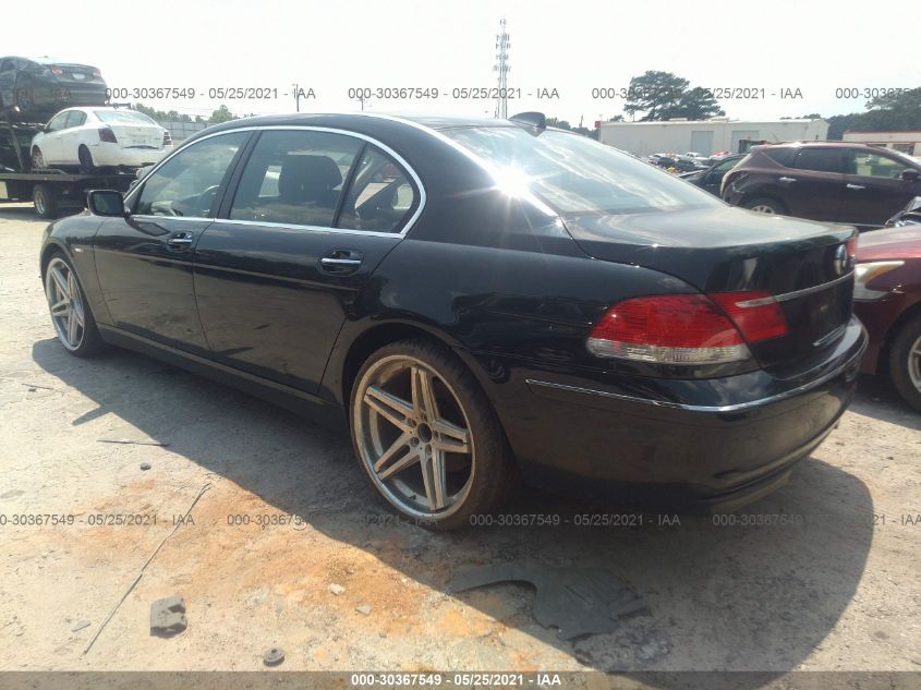 2006 BMW 750Li VIN: WBAHN83586DT25603 Lot: 30367549