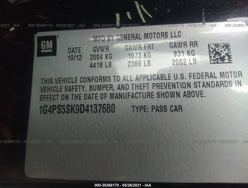 1G4PS5SK9D4137680