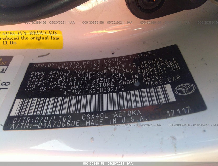 4T1BK1EBXEU092040