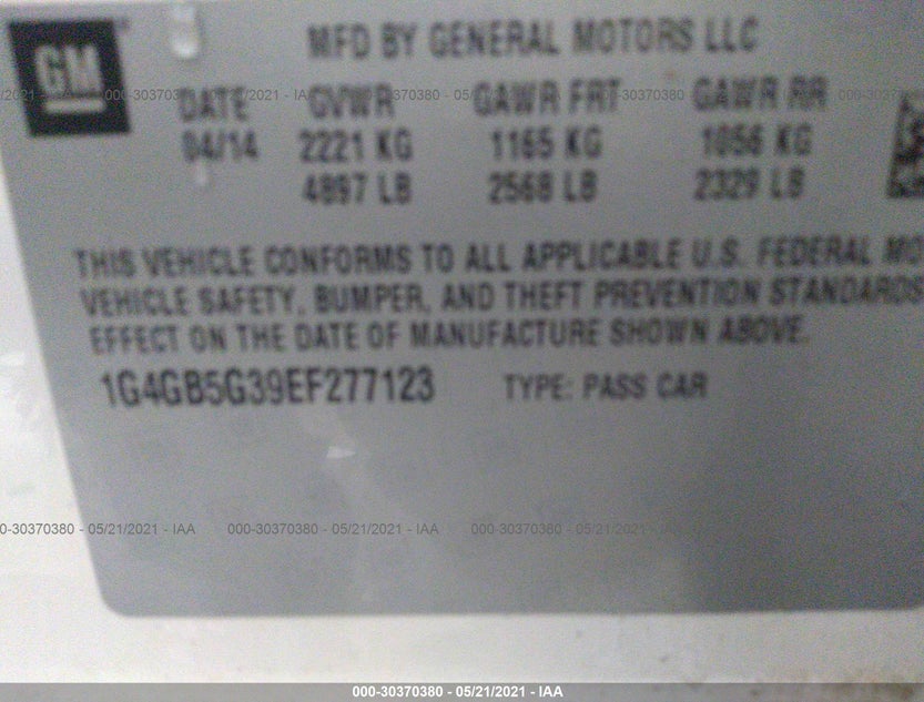 1G4GB5G39EF277123