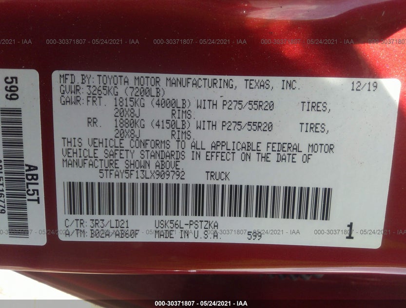 5TFAY5F13LX909792