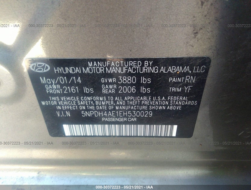 5NPDH4AE1EH530029