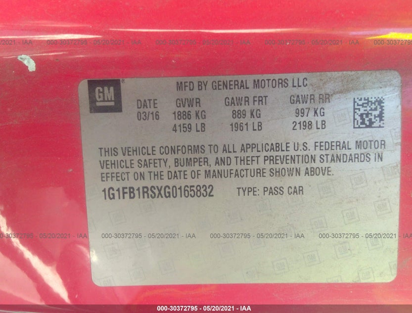 1G1FB1RSXG0165832