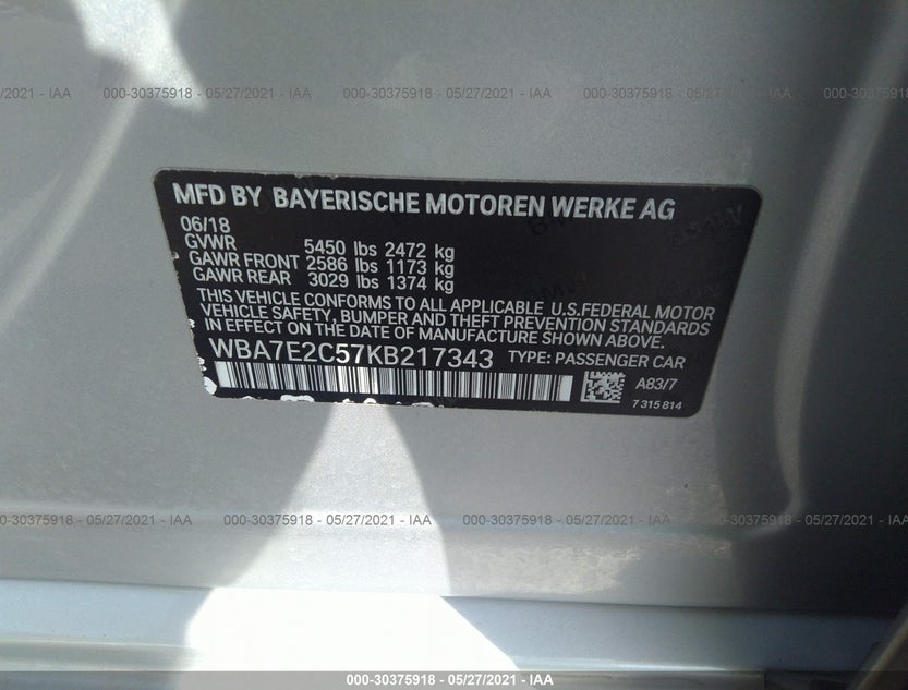 WBA7E2C57KB217343