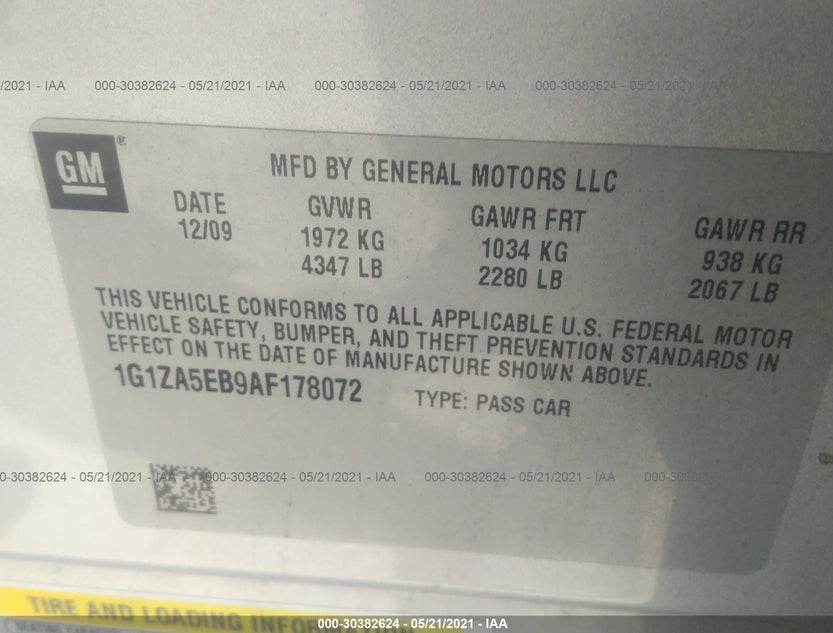 1G1ZA5EB9AF178072