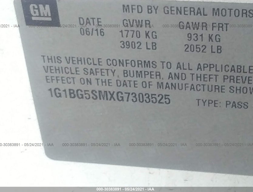 1G1BG5SMXG7303525