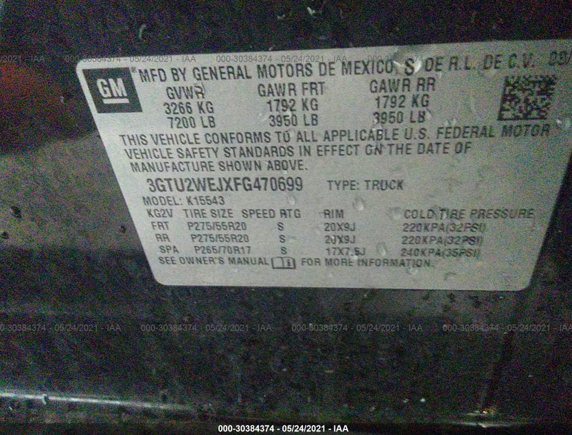 3GTU2WEJXFG470699